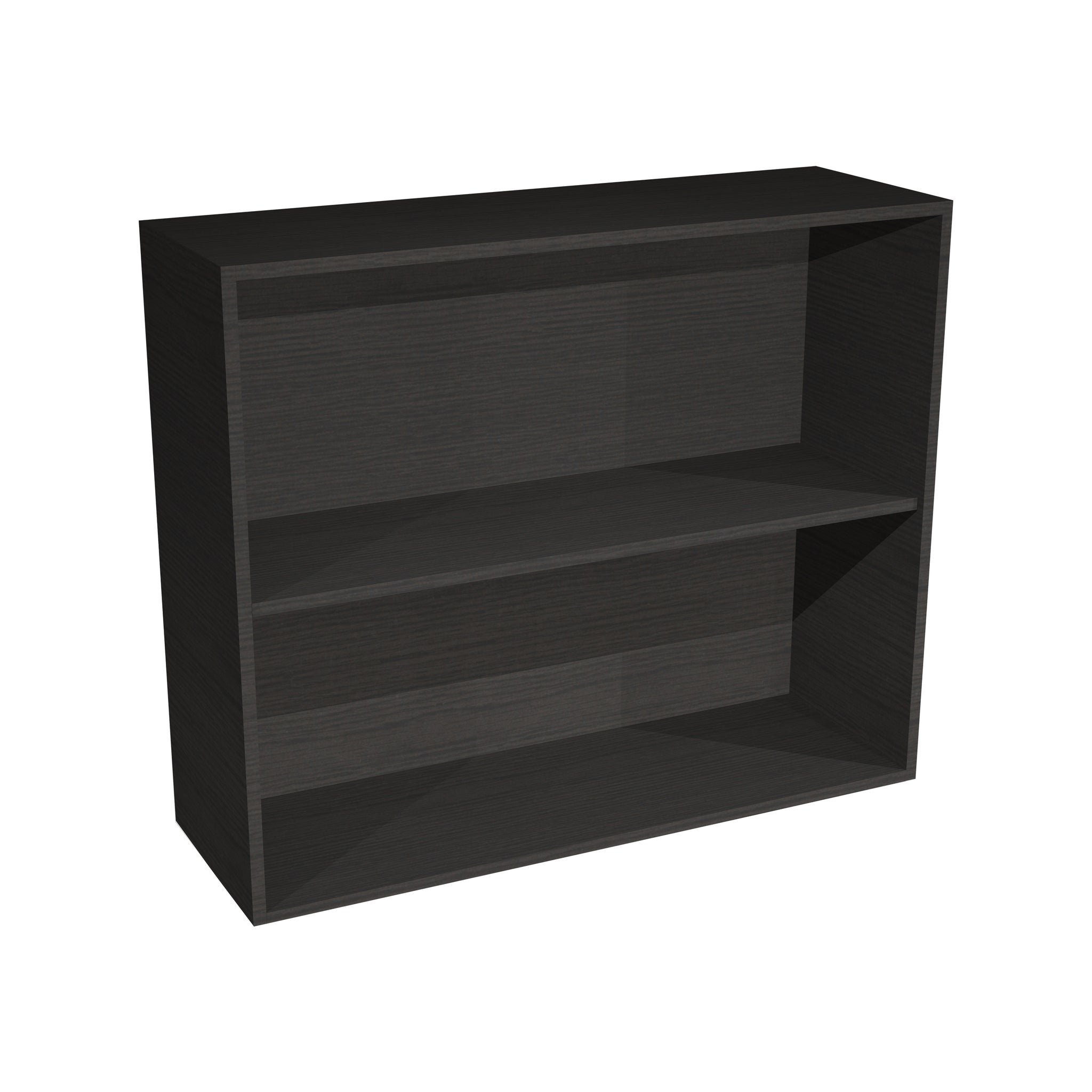 RTA - Dark Wood - Wall Open Cabinet | 36"W x 30"H x 12"D