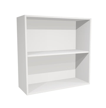 RTA - Glossy White - Wall Open Cabinet | 30"W x 30"H x 12"D