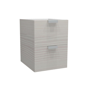 RTA - Pale Pine - Floating Vanity Drawer Base Cabinet | 33"W x 34.5"h x 21"D