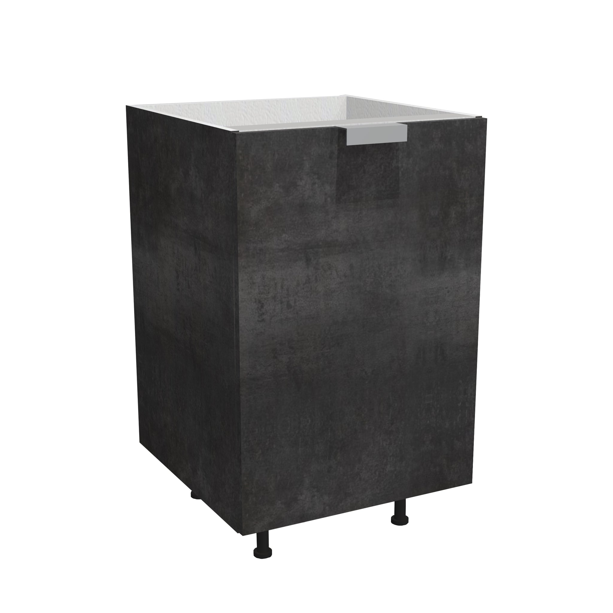 RTA - Rustic Grey - Vanity Base Full Single Door Cabinet | 24"W x 30"H x 21"D