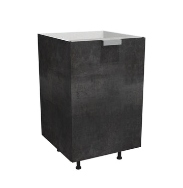 RTA - Rustic Grey - Vanity Base Full Single Door Cabinet | 15"W x 34.5"H x 21"D