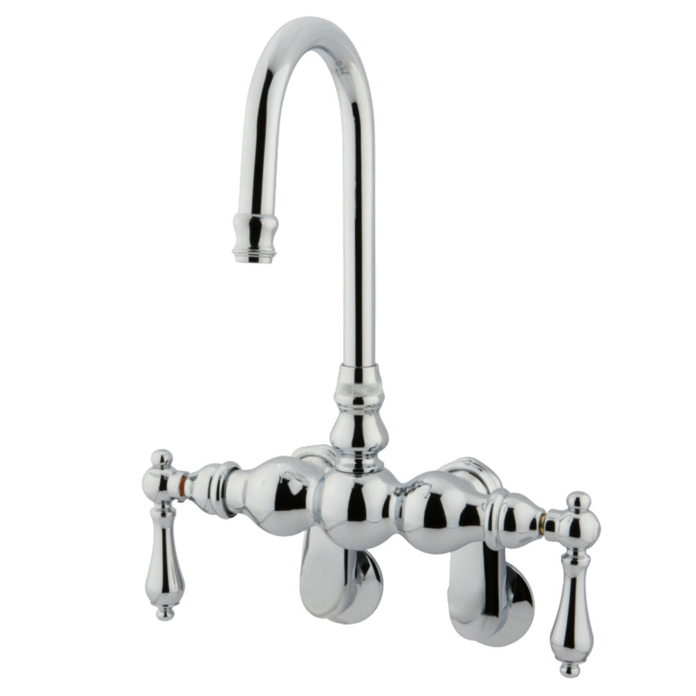 Vintage Wall Mount Tub Faucet With Adjustable Centers