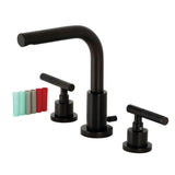 Widespread Bathroom Faucet with Brass Pop-Up