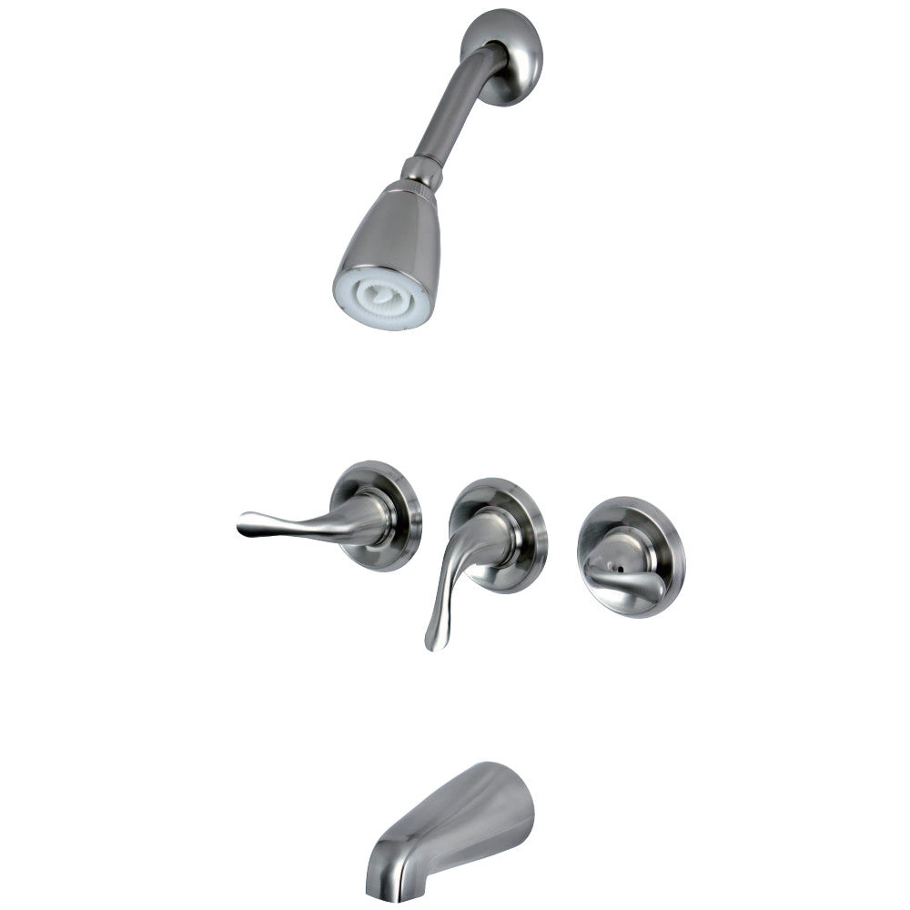 Yosemite Three Handle Tub Shower Faucet