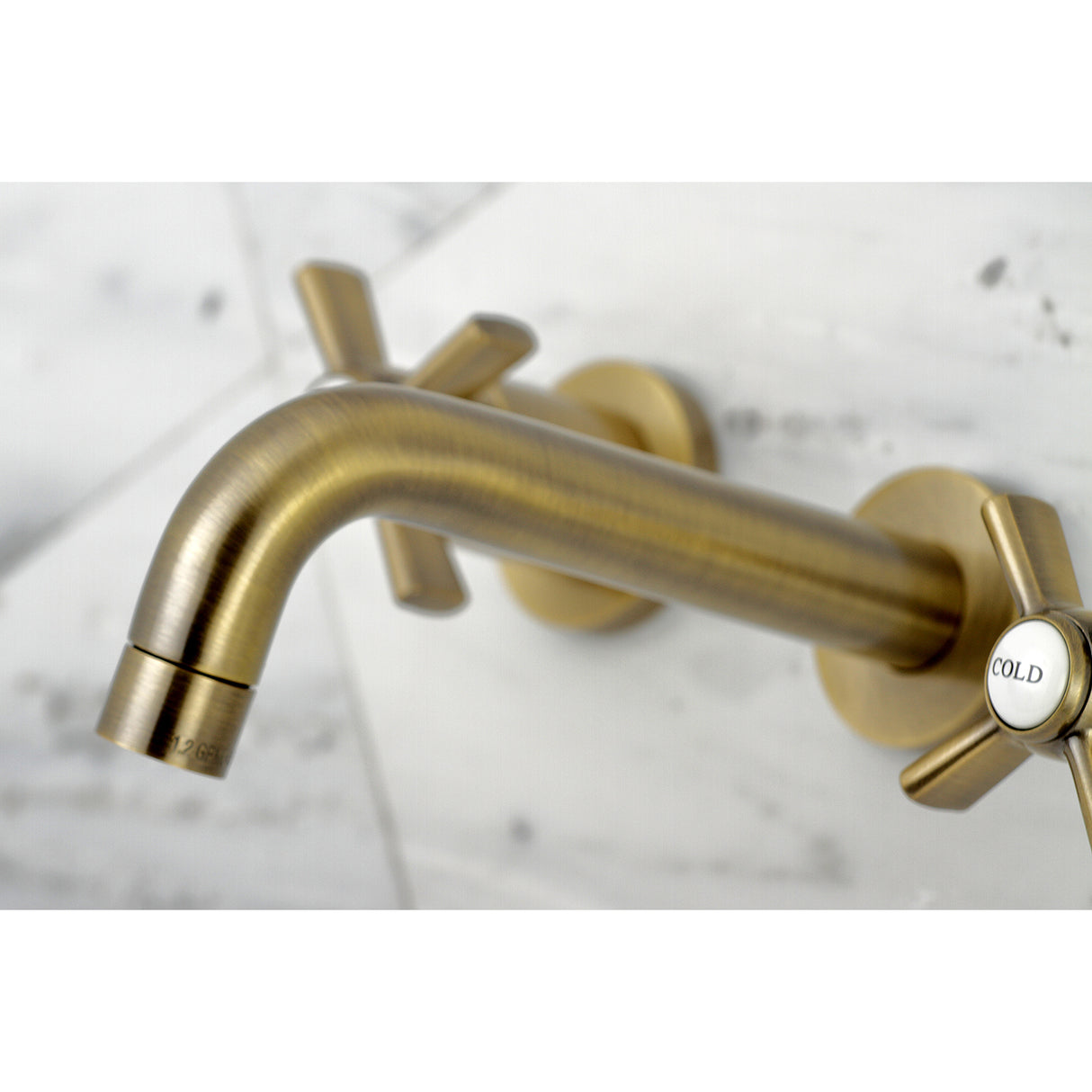 Millennium Two Handle Wall Mount Bathroom Faucet