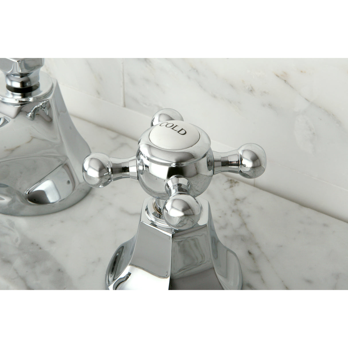 Metropolitan 8" Widespread Bathroom Faucet With Brass Pop-Up