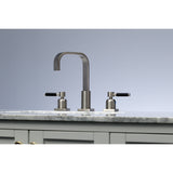 Kaiser 8" Widespread Bathroom Faucet, Brushed Nickel