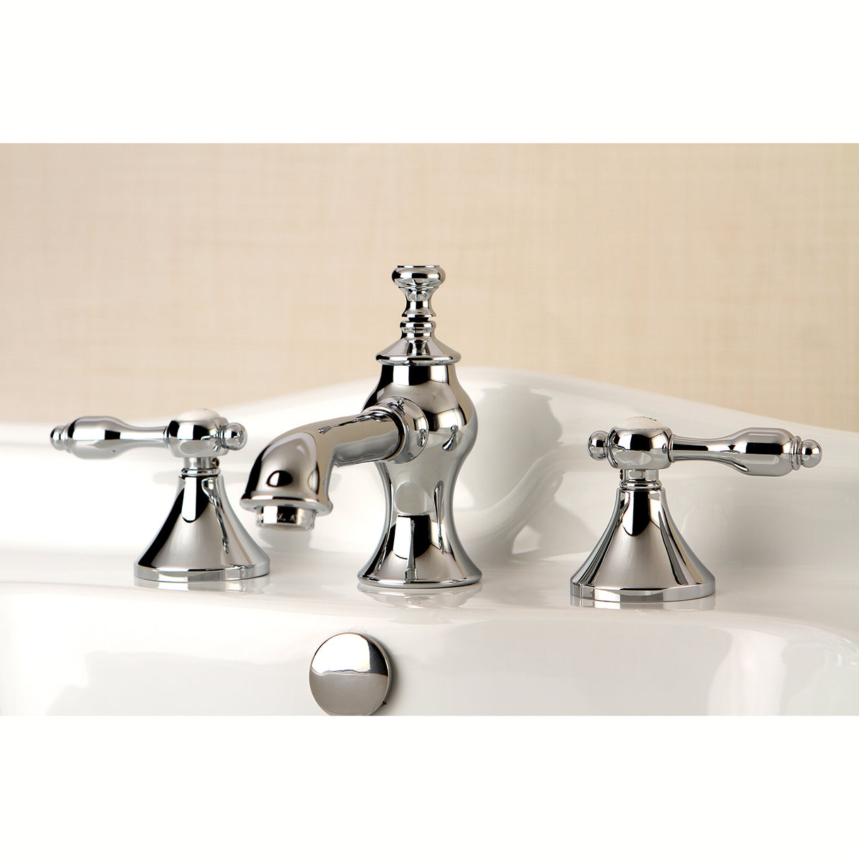 Tudor Widespread 8 Inch Bathroom Faucet