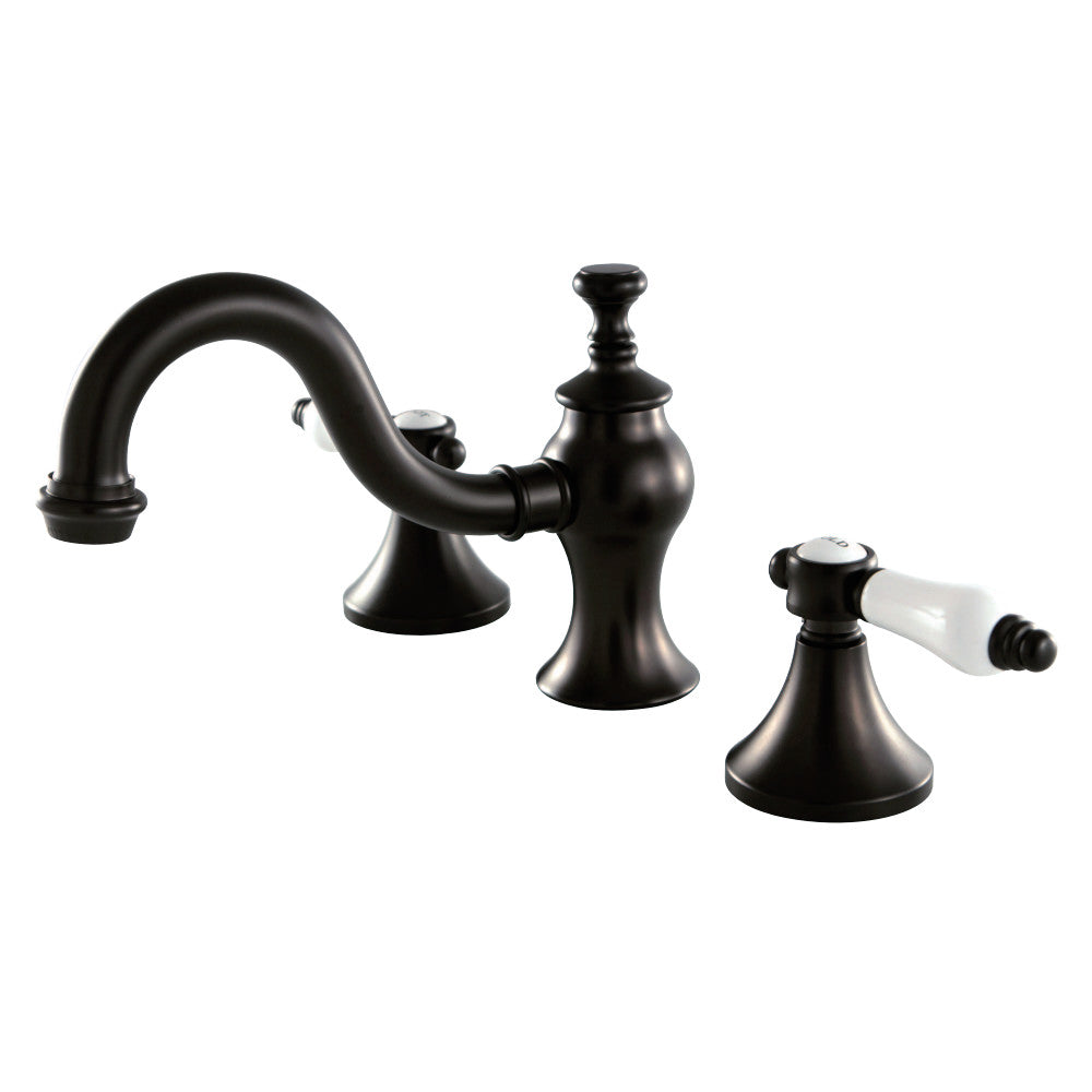 Widespread Lavatory Faucet With Brass Pop Up, 6.1 " In Spout Reach