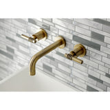 Milano 2-Handle 8 inch Wall Mount Bathroom Faucet