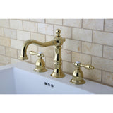 Tudor Widespread Lavatory Faucet With Brass Pop Up