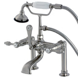 Tudor Deck Mount Clawfoot Tub Faucet