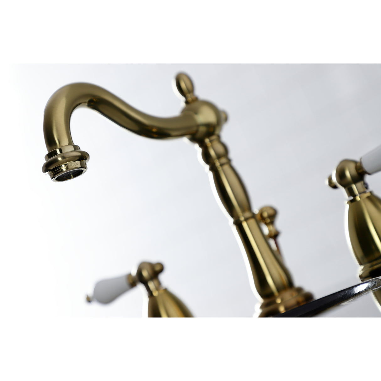 Heritage Widespread 8 Inch Tradtional Bathroom Faucet