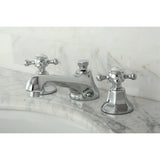 Metropolitan 8" Widespread Bathroom Faucet With Brass Pop-Up