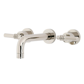 Milano 2-Handle 8 inch Wall Mount Bathroom Faucet
