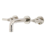 Milano 2-Handle 8 inch Wall Mount Bathroom Faucet