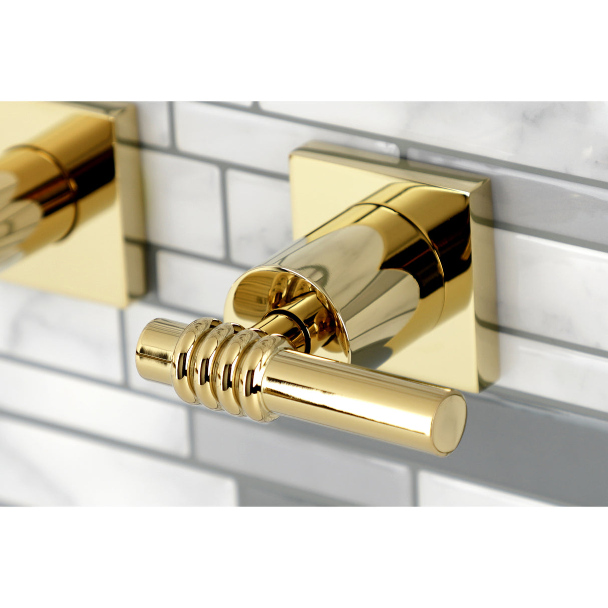 Milano Two-Handle Wall Mount Bathroom Faucet