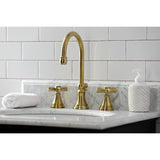 Millennium Widespread Bathroom Faucet With Brass Pop Up