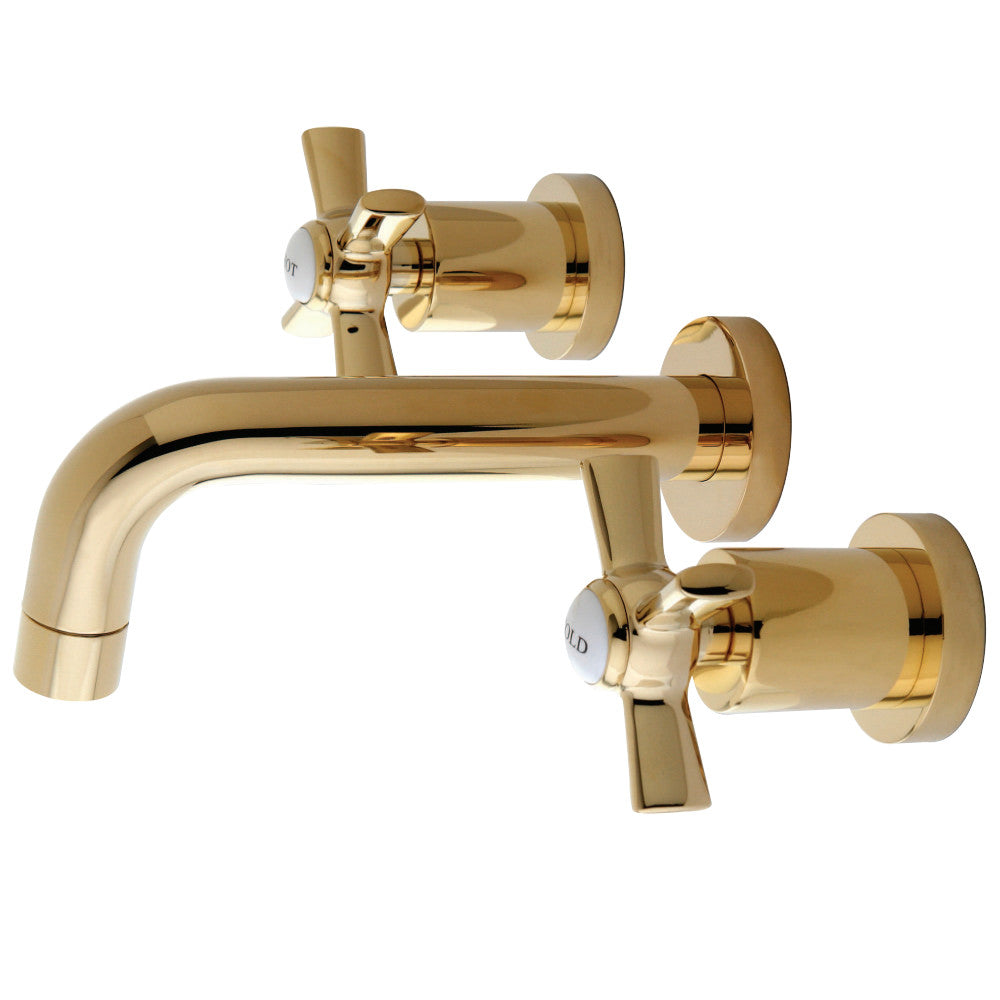 Millennium Two Handle Wall Mount Bathroom Faucet