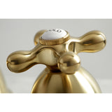 Restoration 8" Widespread Lavatory Faucet with Metal Cross Handle