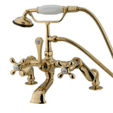 Vintage Adjustable Center Deck Mount Tub Faucet