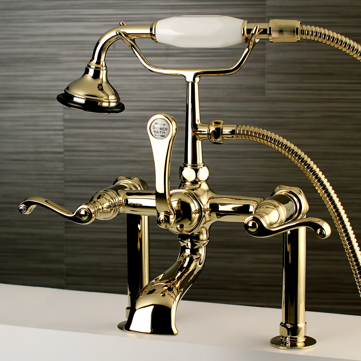 Royale Deck Mount Clawfoot Tub Faucet