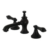 Widespread Traditional Bathroom Faucet with Brass Pop-Up