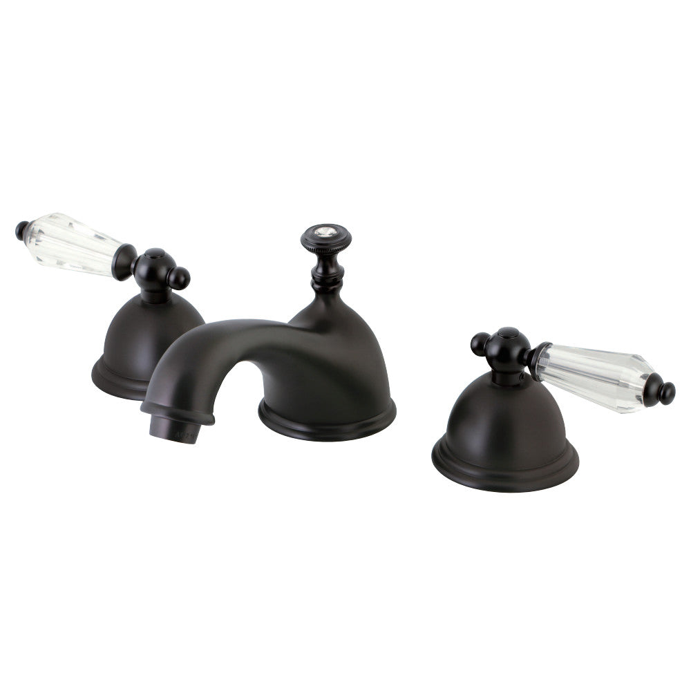 Wilshire Widespread Bathroom Faucet with Brass Pop-Up