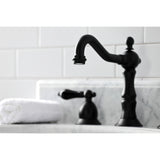 Widespread Bathroom Faucet w/ Brass Pop-Up