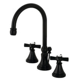 Millennium Widespread Bathroom Faucet With Brass Pop Up