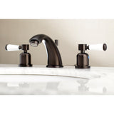 Modern Widespread Bathroom Faucet, 8 Inch