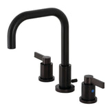 NuvoFusion Widespread Bathroom Faucet With Brass Pop Up