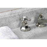 Metropolitan 8" Widespread Bathroom Faucet With Brass Pop-Up