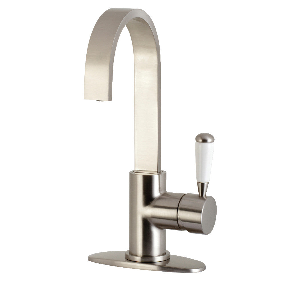 Paris Single-Handle Single Hole Deck Mounted Bar Faucet with Dual-function Pull-down Sprayer