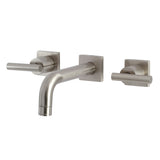 Manhattan Two-Handle Wall Mount Bathroom Faucet