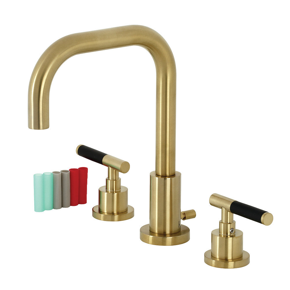 Kaiser Widespread Bathroom Faucet with Brass Pop-Up