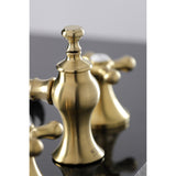 Vintage 8 In. Two-handle 3-Hole Deck Mount Widespread Bathroom Sink Faucet