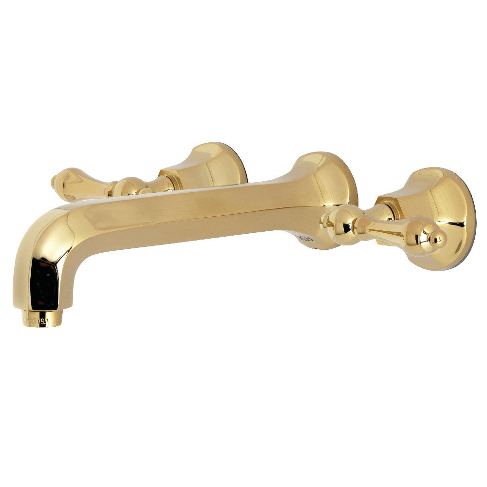 Metropolitan Two Handle Wall Mount Bathroom Faucet