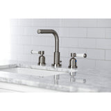 Paris Modern Widespread Bathroom Faucet, 8 Inch