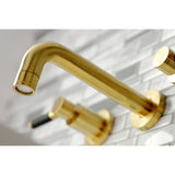 Kaiser Easy To Clean Two Handle Wall Mount Bathroom Faucet