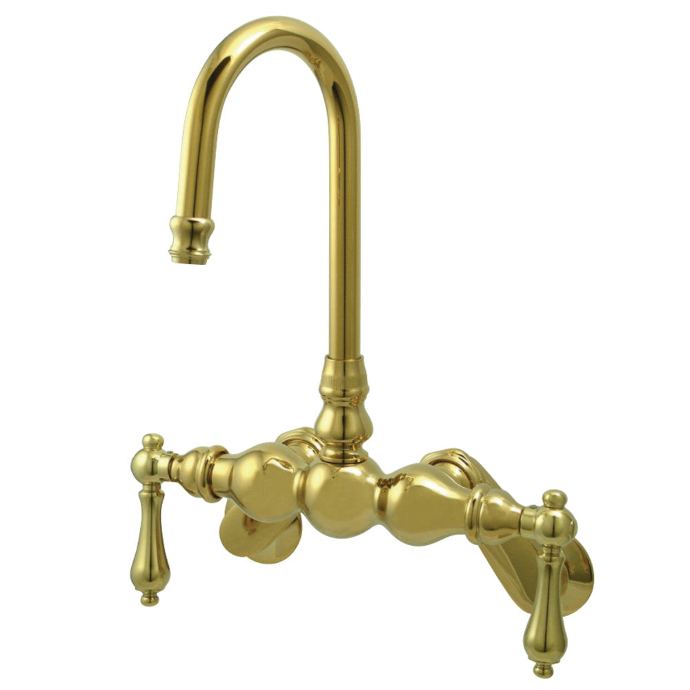 Vintage Wall Mount Tub Faucet With Adjustable Centers