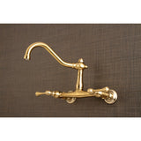 Vintage 8 Inch Center Wall Mount Bathroom Faucet