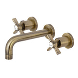 Millennium Two Handle Wall Mount Bathroom Faucet