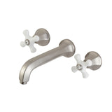 Metropolitan 2-Handle Modern Wall Mount Bathroom Faucet