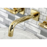 Milano Two-Handle Wall Mount Bathroom Faucet