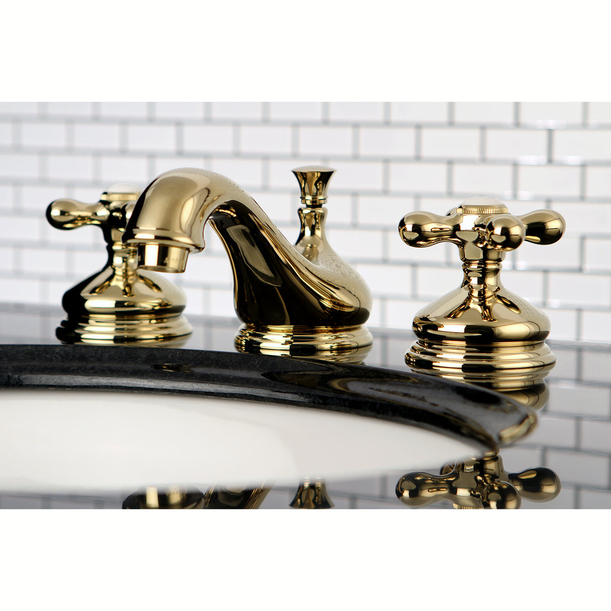 Heritage Traditional 8 inch Widespread Bathroom Faucet