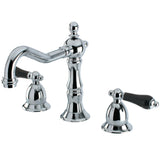 Widespread Bathroom Faucet w/ Brass Pop-Up