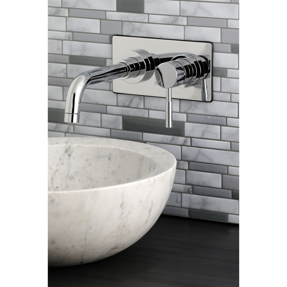 Single-Handle Wall Mount Bathroom Faucet