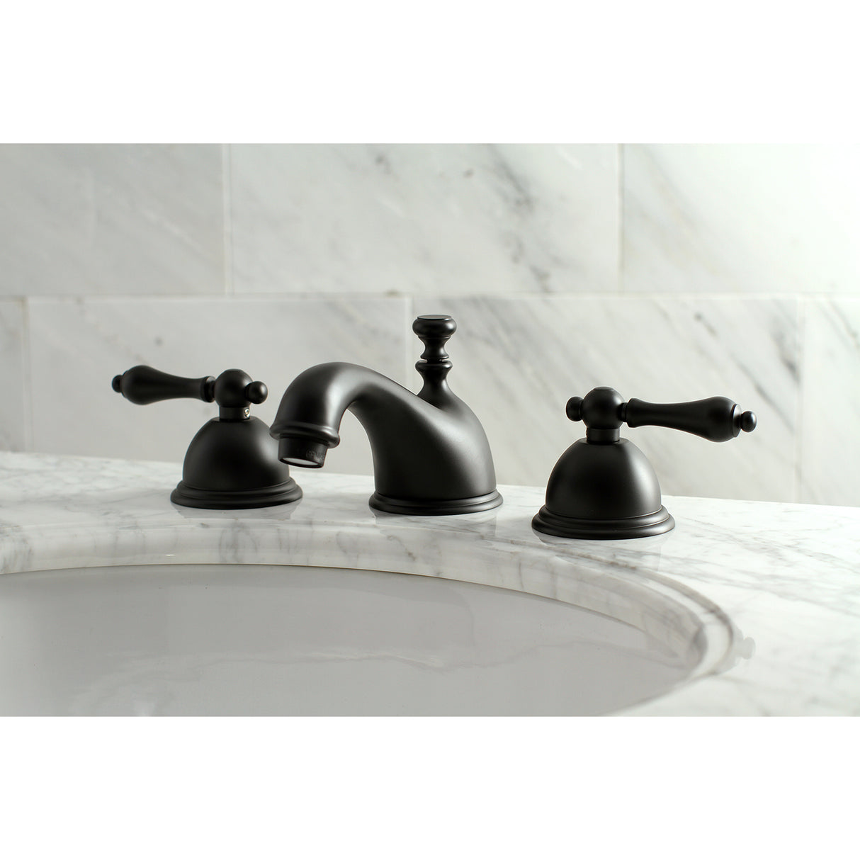 Restoration 8 inch Traditional Widespread Bathroom Faucet