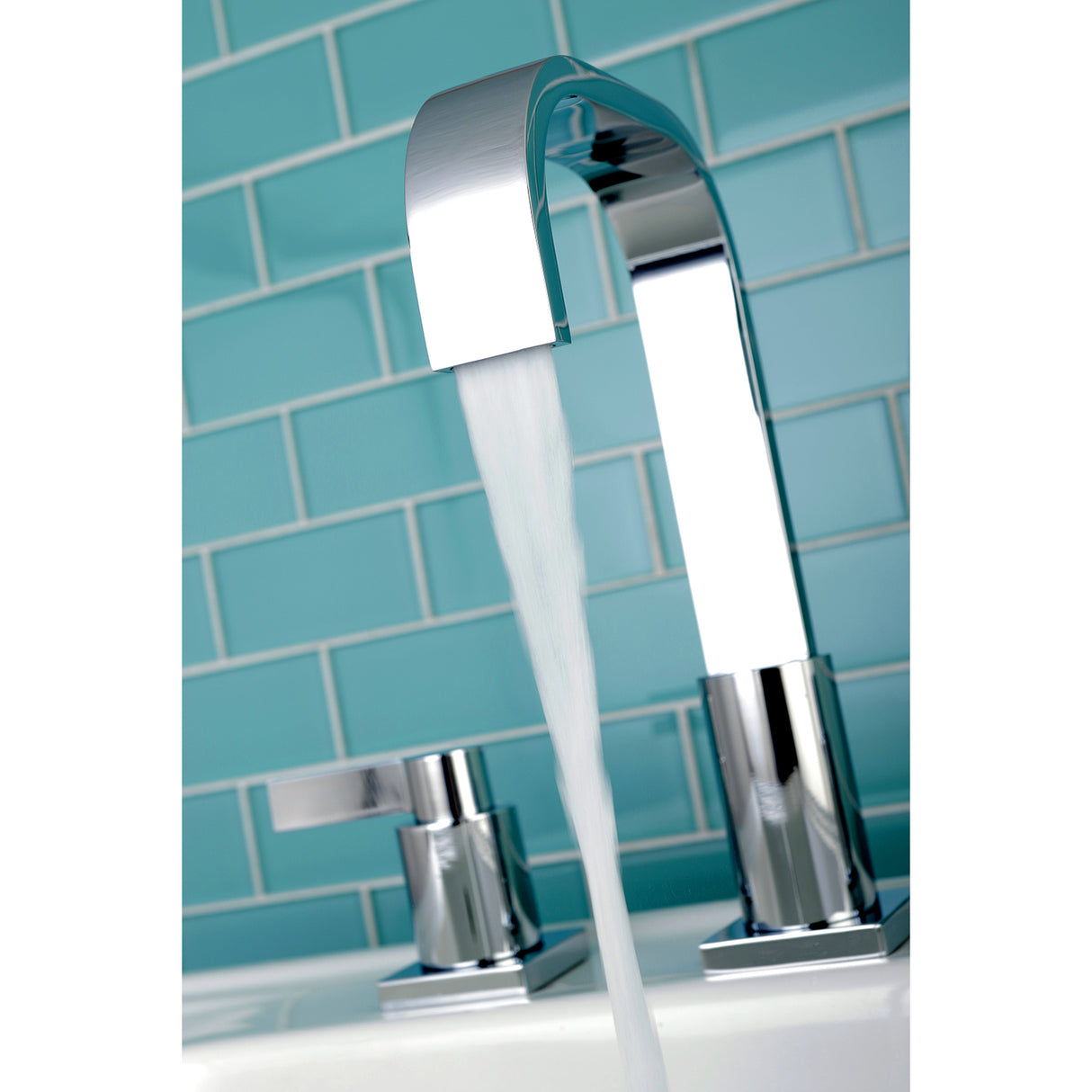 NuvoFusion Widespread Modern Bathroom Faucet